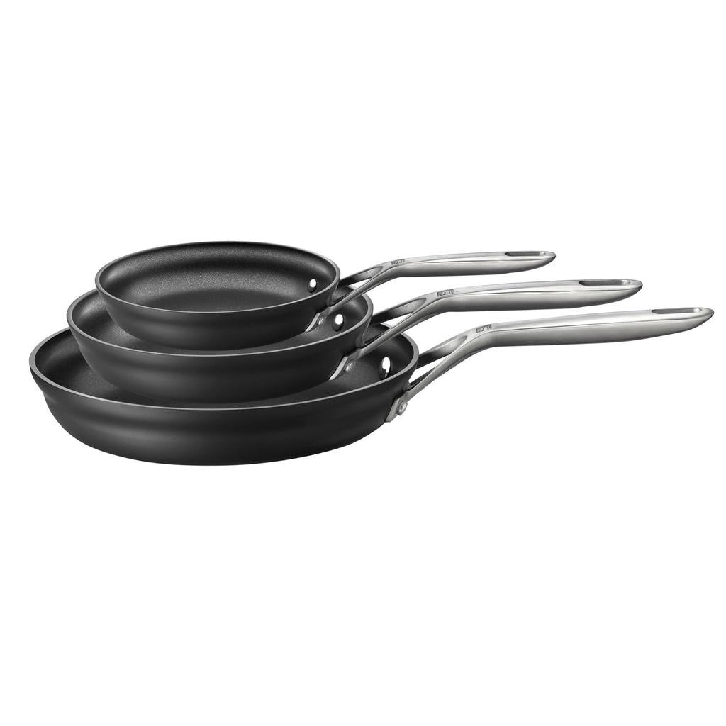 Size: 3piece set without cover - Frying Pan Frying Induction Cooker Is Not Available