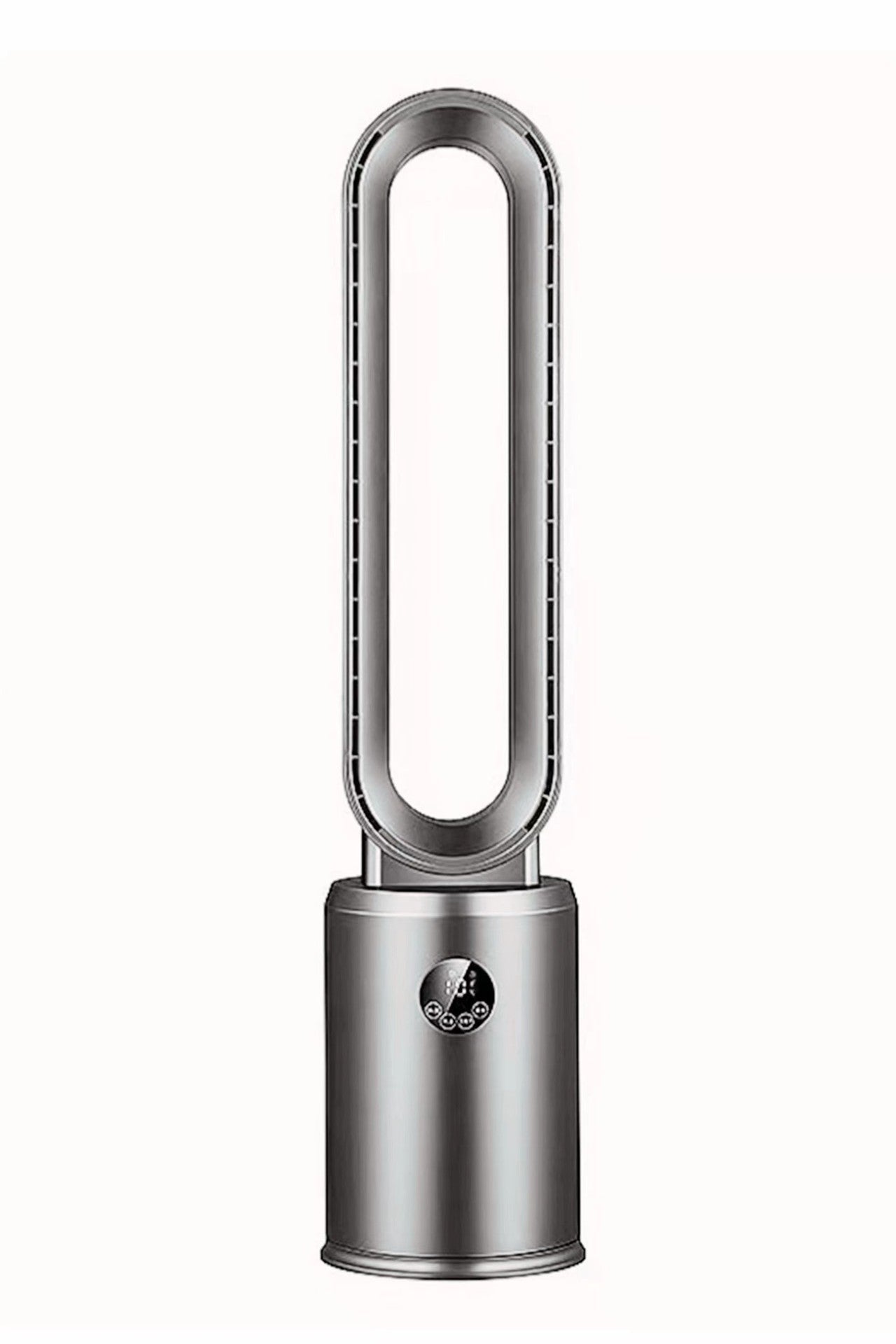 Color: Grey, Electrical outlet: EU - Leafless Fan Household Air Conditioning Air Circulation Floor Fan