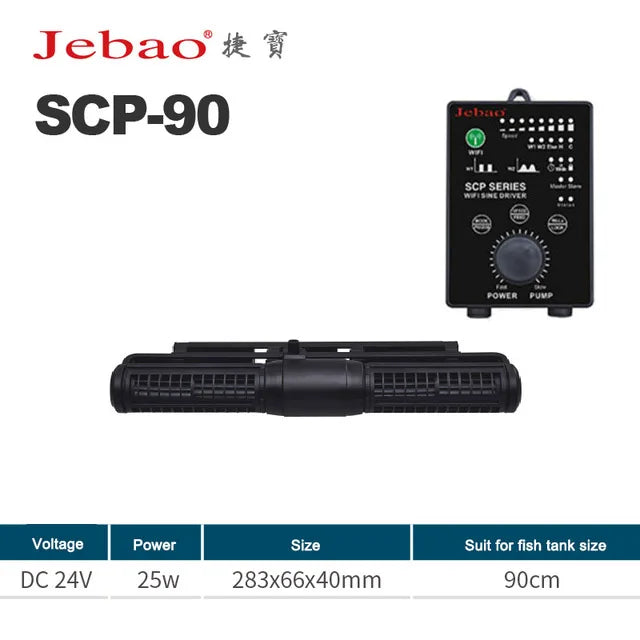 Jebao Wave Maker Surf Pumps SCP50-180 Aquarium Filter Cross Flow Pump Water Pump For Fish Tank Aquariums Accessoires Mute Waves