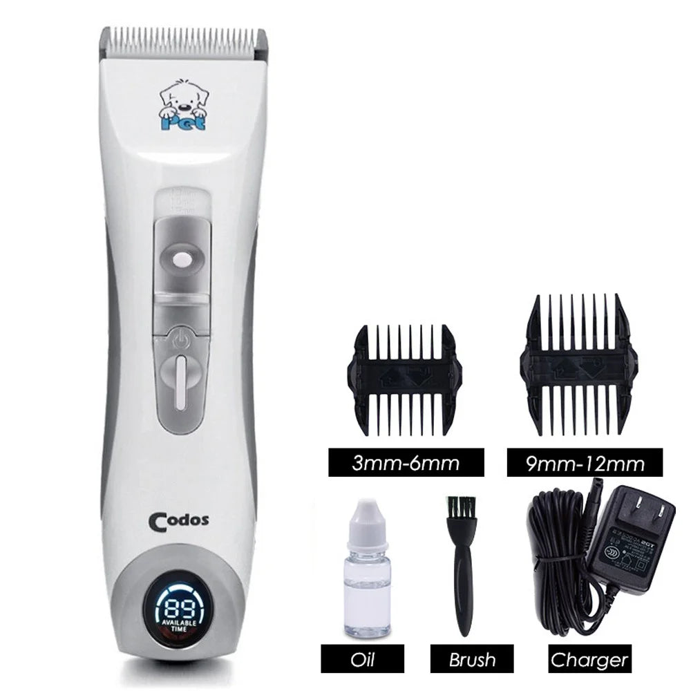 Codos CP-9600 Dog Clippers Professional Pet Clipper Cat Shaver Electrical Grooming Trimmer Animals Rechargeable Haircut Machine