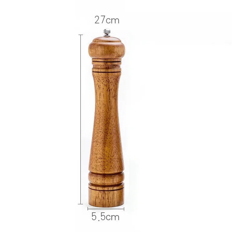 Wood Pepper Grinder, Salt Mill Pepper Grinder, Salt Shakers with Adjustable Ceramic Rotor Wood Pepper Grinder for Your Kitchen