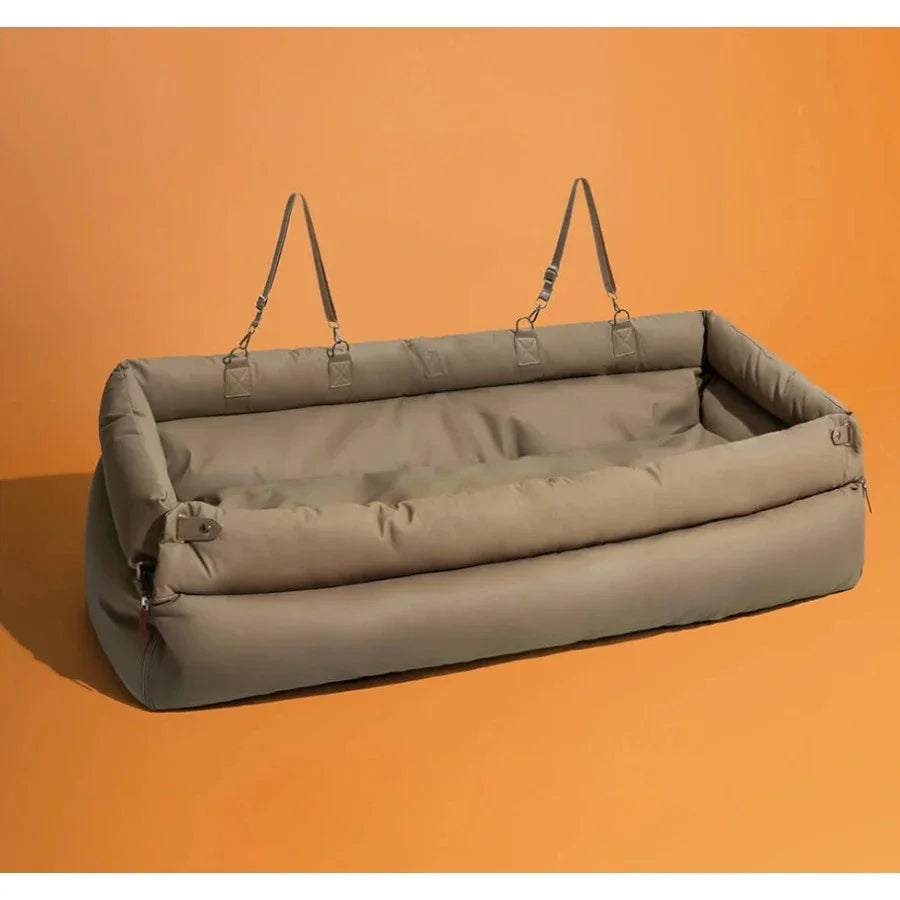 1 Portable Pet Car Seat with Stain and Scratch Protection, Easy To Clean Small To Medium Dog Travel Carrier, Pet Car Kennel