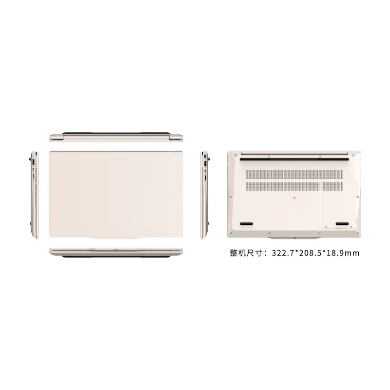 YSJMNPC 14.1 Inch Laptop Intel N5095 IPS 1920*1080 2*DDR4 32GB M.2 SSD PCIE WIFI5 BT4.2 Lightweight Business Computer Notebook