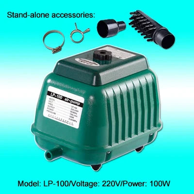 RESUN Large-volume high-power fish tank aquarium fish pond silent air pump LP-20 LP40 LP60 LP100 oxygenation pump