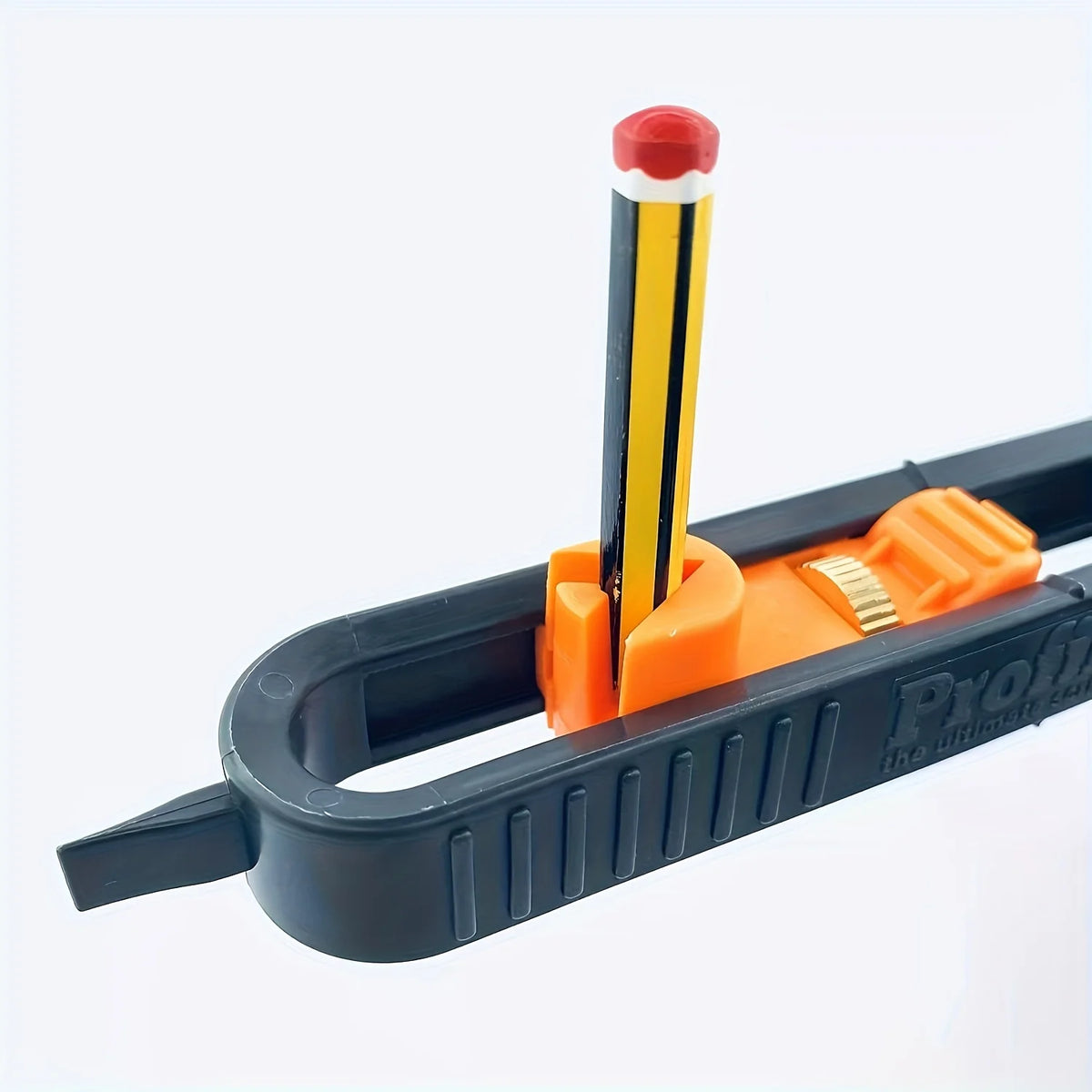 Profile Scribing Ruler with Adjustable Locking Mechanism for Irregular Contour Measurement - Precision Woodworking Gauge Tool