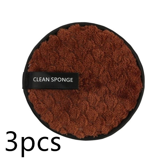 Color: Brown 3pcs - Clear Water Makeup Puff