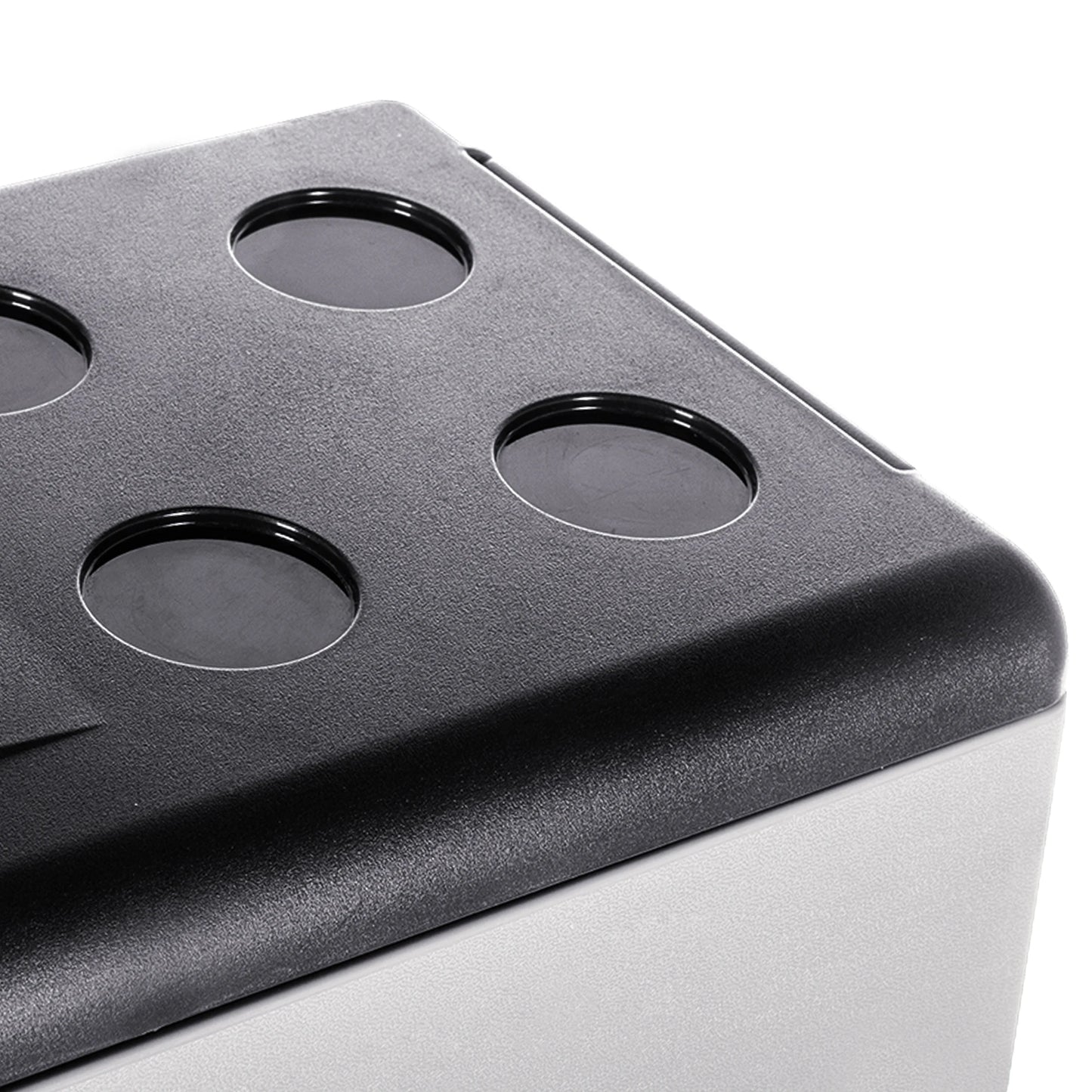 SIMZLIFE 55L Car Refrigerator 12/24V DC Fridge Freezer Dual Zone Portable Compressor Cooler for Camping Travel Truck