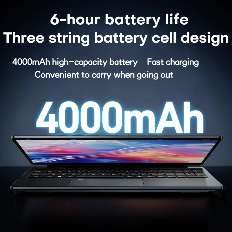 Xiaman 15.6" Gaming Laptop Computer AMD A4-7210 MX350 Discrete Graphics Notebook PC Fingerprint Unlock Laptops Windows 11 Pro