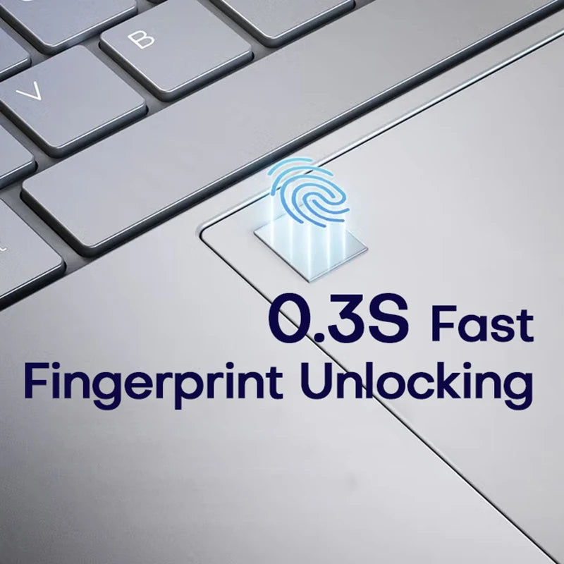 Xiaman 15.6" Laptop Computer intel Pentium 7505 Dual Core Laptops Windows 11 Portable PC Gamer Notebook with Fingerprint Unlock