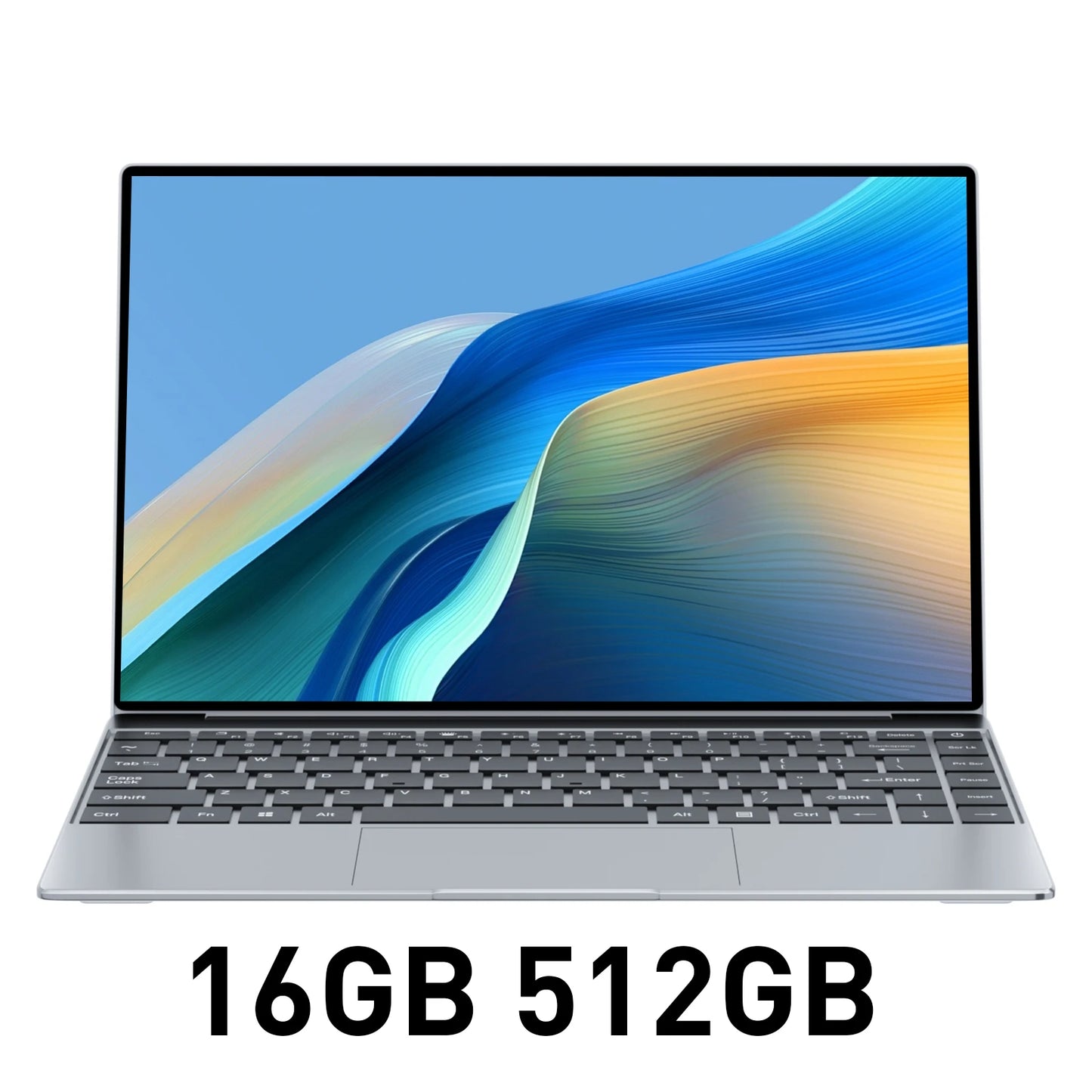 14" Business Laptop Intel N3700 16GB RAM384GB Storage Ultra thin body Gaming laptops Windows 11 pc gaming  256GB/512GB/1TBsilver