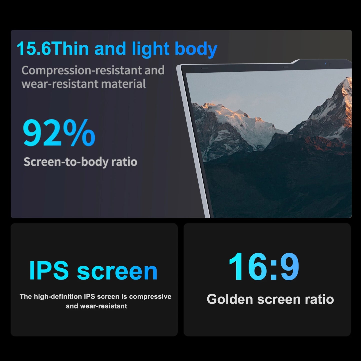 15.6 inch Intel Core i7 6500U Windows 11 Pro Laptop Computer 16GB DDR4 512GB 1TB SSD Portable Notebook PC Gamer Gaming Laptops