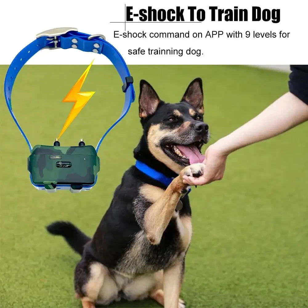 4G GPS Tracker Dog Collar for Hunting Dogs Cow Sheep 4000 mAh IP68 Waterproof Pet Tracker Large Animal Collar with Free App