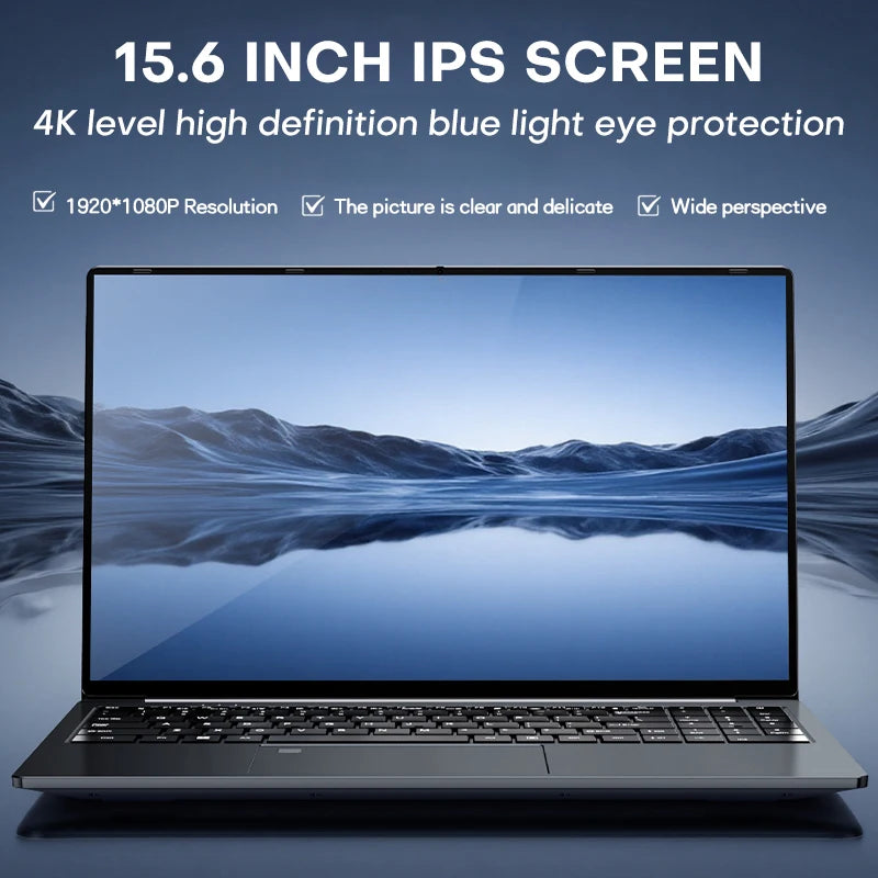 Xiaman 15.6" Gaming Laptop Computer AMD A4-7210 MX350 Discrete Graphics Notebook PC Fingerprint Unlock Laptops Windows 11 Pro