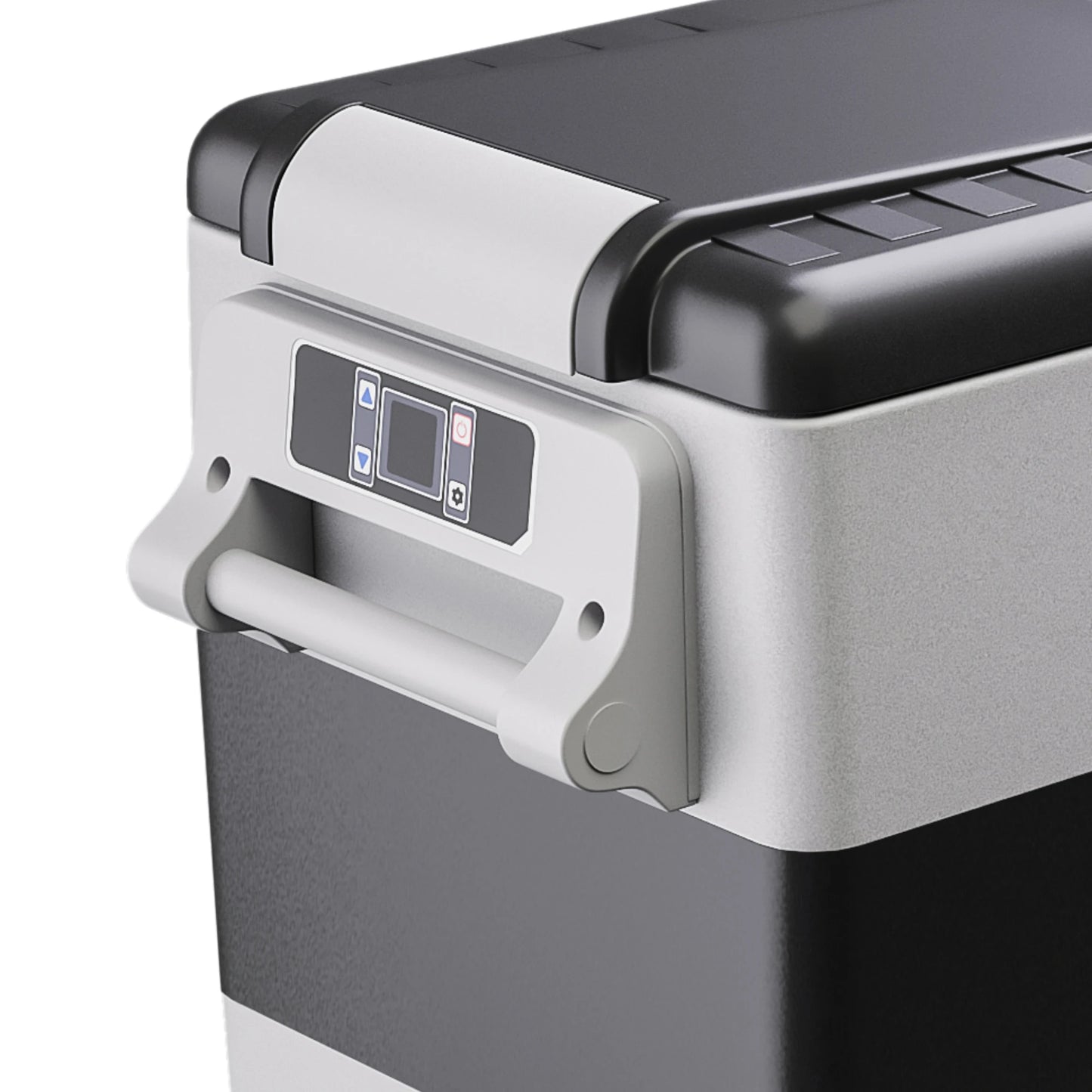 SIMZLIFE 55L Car Refrigerator 12/24V DC Fridge Freezer Dual Zone Portable Compressor Cooler for Camping Travel Truck