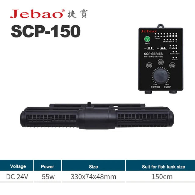 Jebao Wave Maker Surf Pumps SCP50-180 Aquarium Filter Cross Flow Pump Water Pump For Fish Tank Aquariums Accessoires Mute Waves