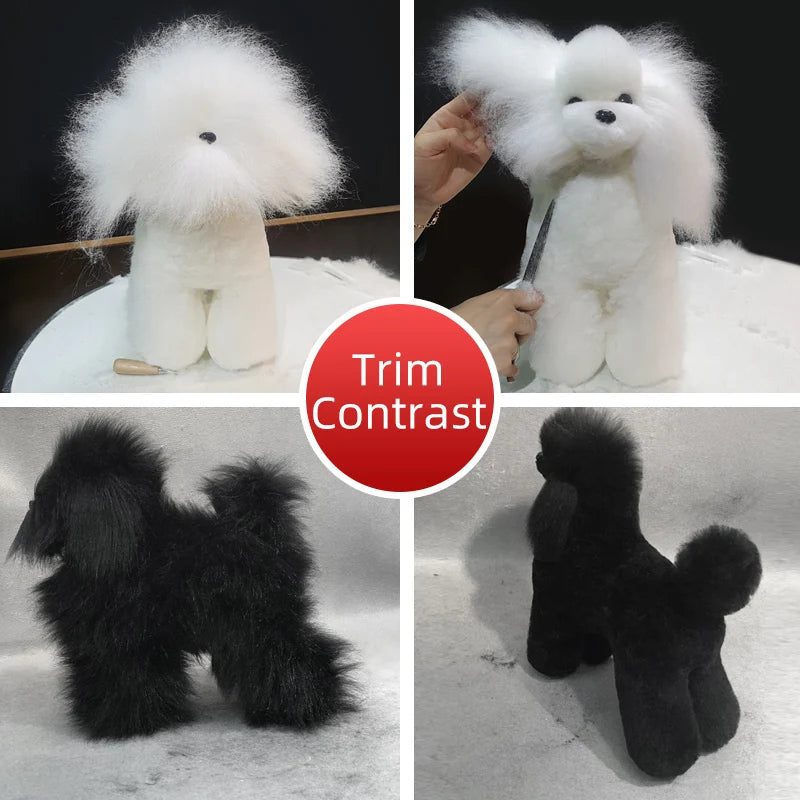 Professional Pet Grooming Model Dog for Grooming Practice Dog Standard Skeleton Model Dog Pet Simulator Model