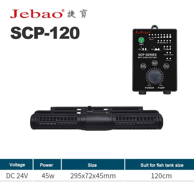 Jebao Wave Maker Surf Pumps SCP50-180 Aquarium Filter Cross Flow Pump Water Pump For Fish Tank Aquariums Accessoires Mute Waves