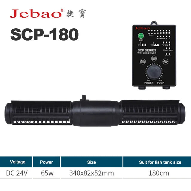 Jebao Wave Maker Surf Pumps SCP50-180 Aquarium Filter Cross Flow Pump Water Pump For Fish Tank Aquariums Accessoires Mute Waves