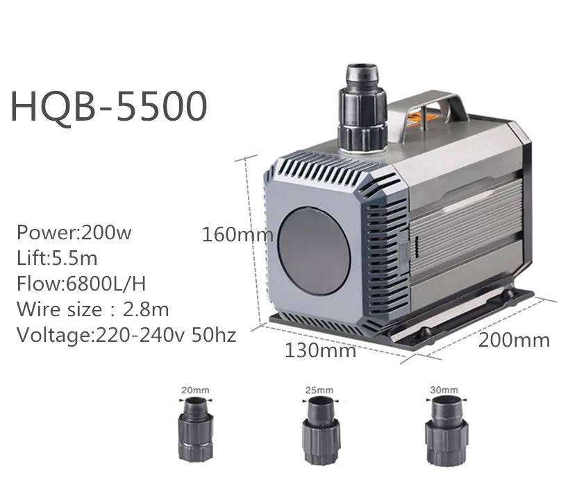 SUNSUN HQB 2000 3000  4500  5500 fish tank aquarium water pump Amphibious submersible pump  Fountain Pump Filter Fish Pond