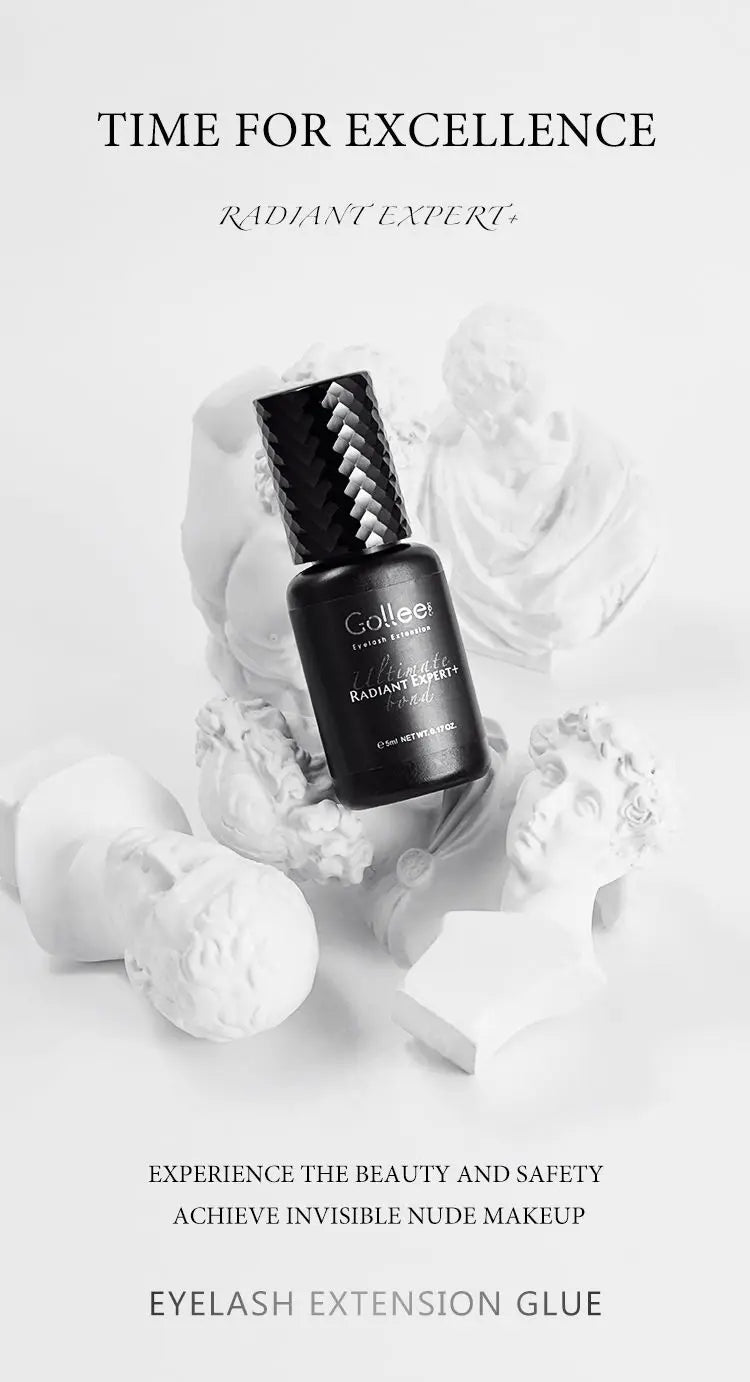 Gollee 0.5s Eyelash Extension Glue Fast Drying Professional Eyelash Adhesive Waterproof Lashes Supplies For Salon Eyelash Glue