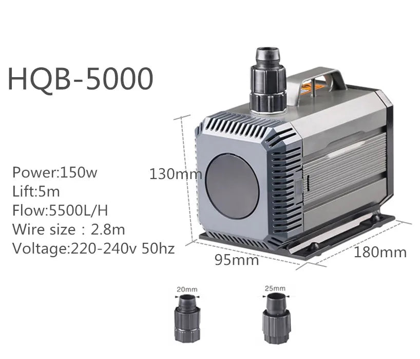 SUNSUN HQB 2000 3000  4500  5500 fish tank aquarium water pump Amphibious submersible pump  Fountain Pump Filter Fish Pond