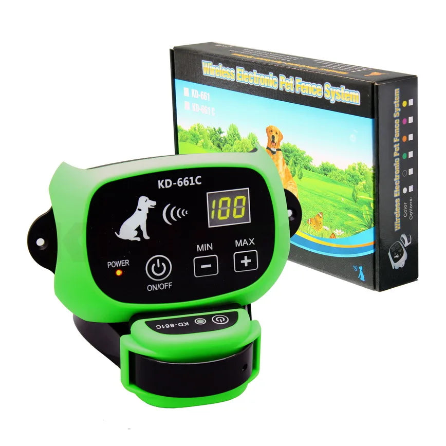 Upgraded Version Wireless Pet Dog Electronic Fence System With Rechargeable Transmitter and Receiver Drop Shipping 15-28nf