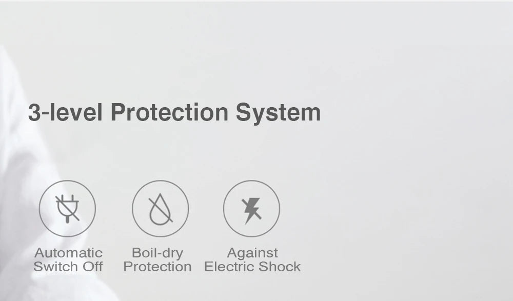 Deerma Folding Portable Electric Water Kettle 0.6L Handheld Electric Water Flask Pot Auto Power-Off Protection Kettle