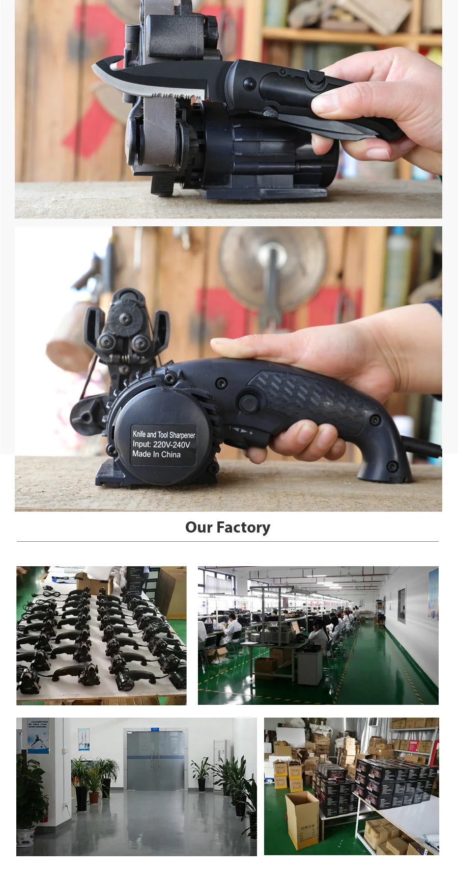 LIHUACHEN M2 Knife Sharpener Electric Professional with Sharpener Replacement Belts Kit Kitchen Sharpening Grinder Knives