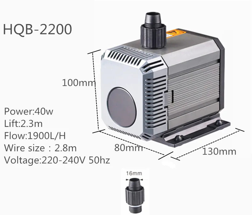 SUNSUN HQB 2000 3000  4500  5500 fish tank aquarium water pump Amphibious submersible pump  Fountain Pump Filter Fish Pond