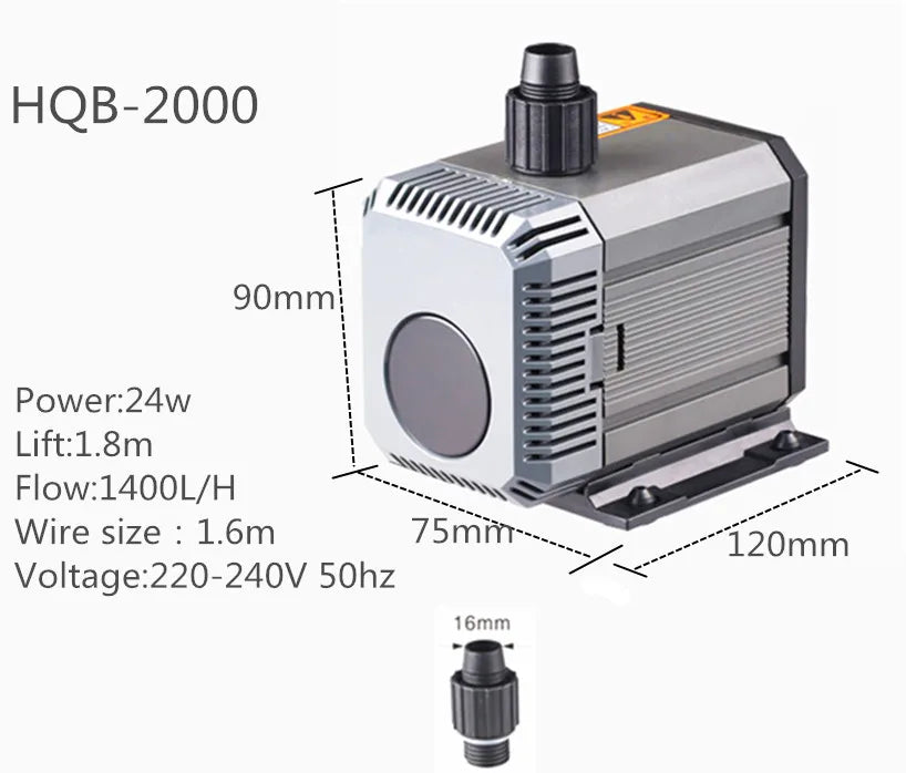 SUNSUN HQB 2000 3000  4500  5500 fish tank aquarium water pump Amphibious submersible pump  Fountain Pump Filter Fish Pond