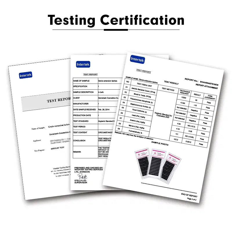 Curl: D, Thickness: 0.10mm, Length: 13mm - Genie 20pcs/lot All Sizes Mink individual lash Extensions hybrid set volume eyelash extensions mega volume individual eyelashes