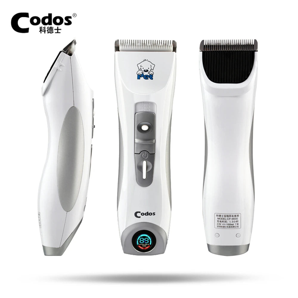 Codos CP-9600 Dog Clippers Professional Pet Clipper Cat Shaver Electrical Grooming Trimmer Animals Rechargeable Haircut Machine
