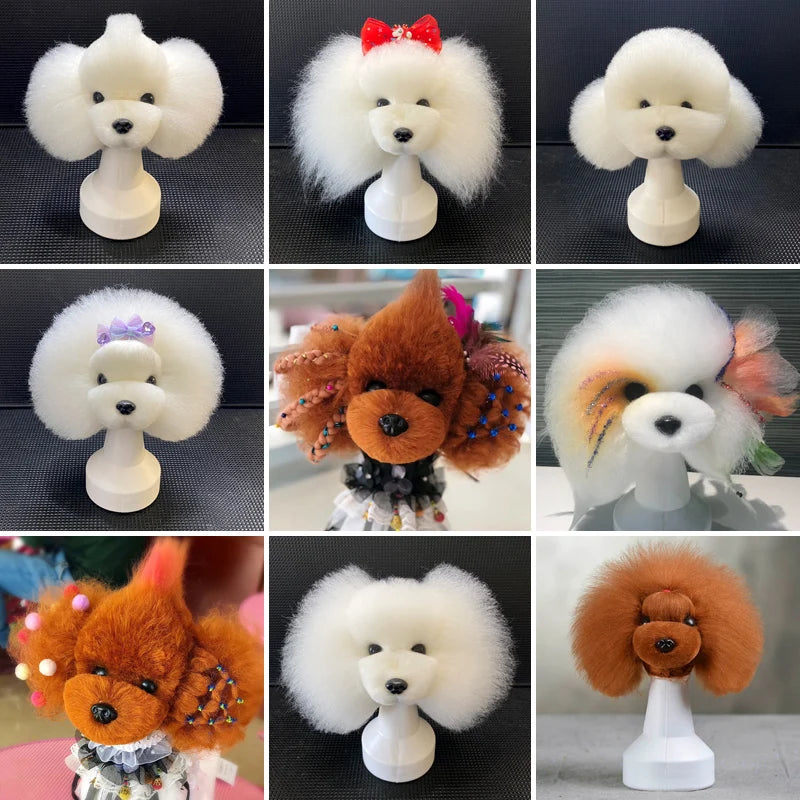 Professional Pet Grooming Model Dog for Grooming Practice Dog Standard Skeleton Model Dog Pet Simulator Model