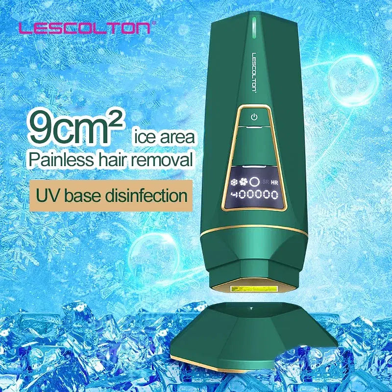 Color: PURPLE, Ships From: CHINA - Lescolton IPL Laser Permanent  Hair Removal Device Bikini Trimmer Laser Epilator for Women Men Facial Armpit Bikini Beard Legs