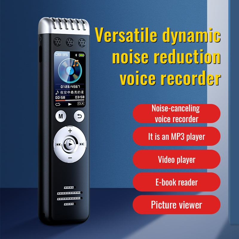 Q88 Hd Noise Reduction Audio Voice Recorder 3072Kbit Recording Pen Mp3 Player for Business Meeting 16GB
