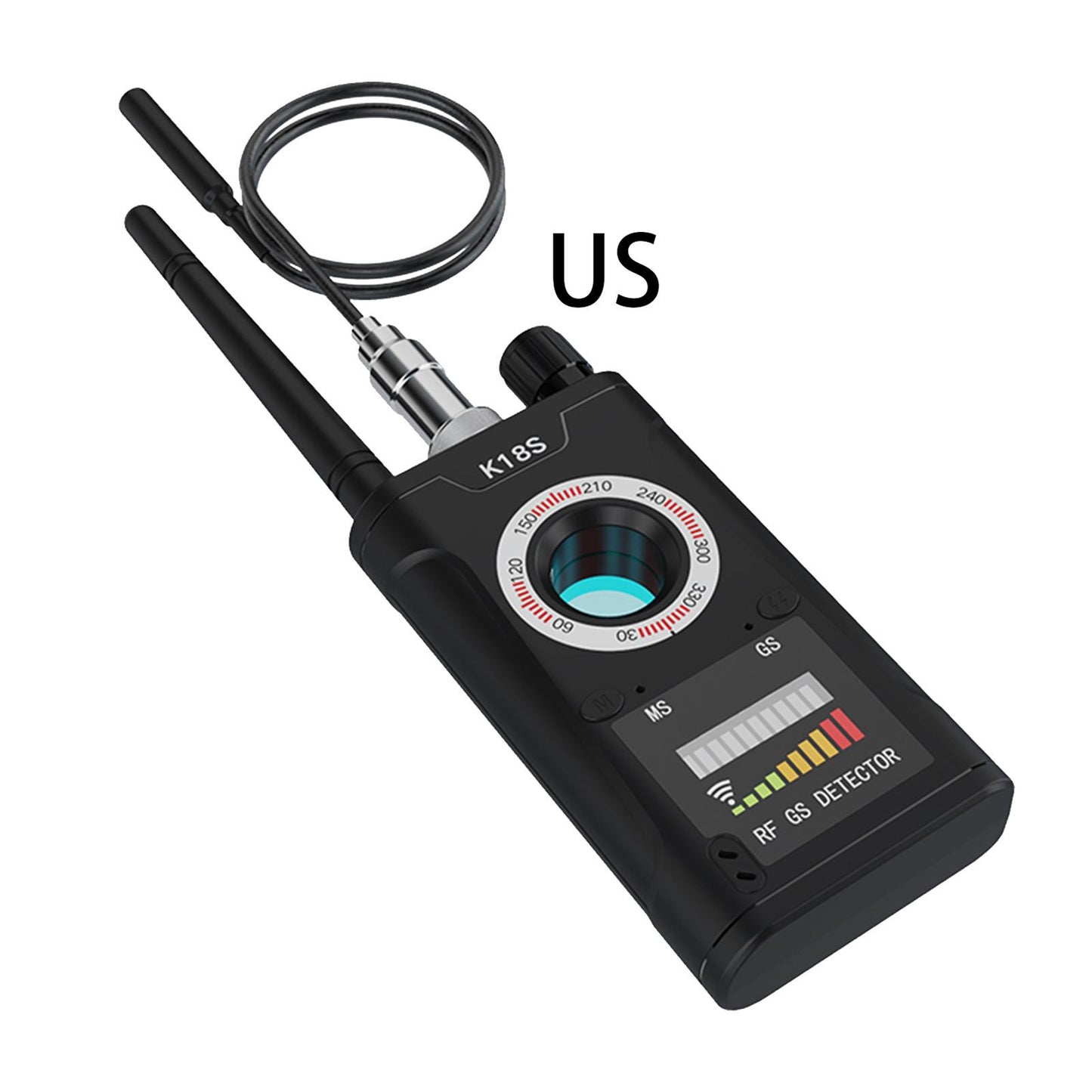 K18s Camera Detector Signal Detection Scanner Infrared Finder GPS Anti-location Detector for Home Office Hotel US Plug
