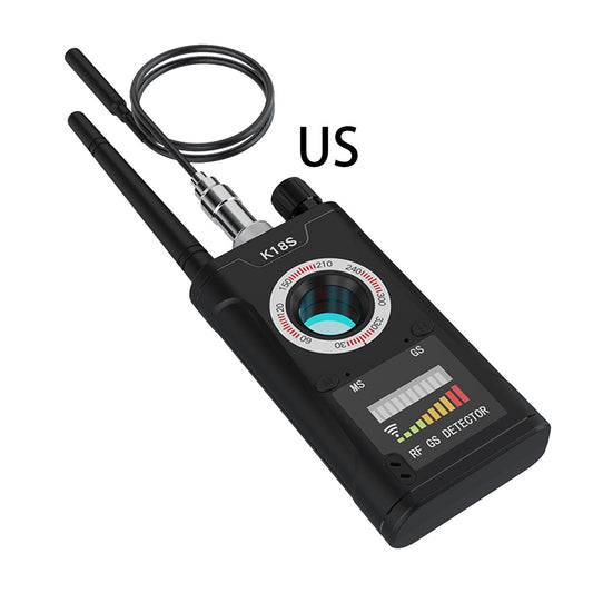 K18s Camera Detector Signal Detection Scanner Infrared Finder GPS Anti-location Detector for Home Office Hotel US Plug