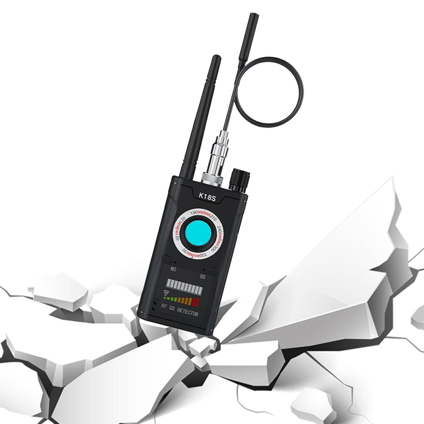 K18s Camera Detector Signal Detection Scanner Infrared Finder GPS Anti-location Detector for Home Office Hotel US Plug