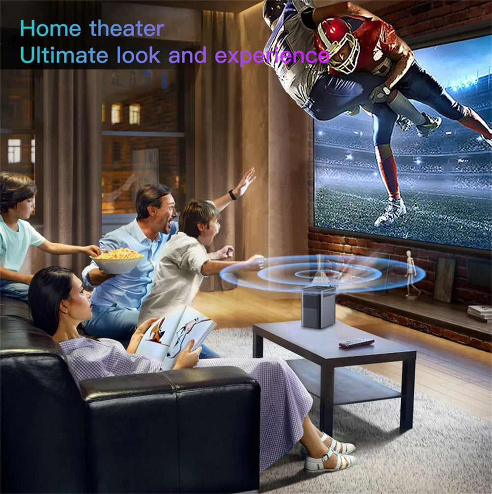 Hongtop S30 1080P HD Smart Projector for Android Smart Tv Wifi Thuis Beamer Home Projector Led Theater EU Plug