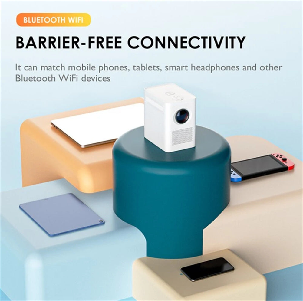 Hongtop S30 1080P HD Smart Projector for Android Smart Tv Wifi Thuis Beamer Home Projector Led Theater EU Plug