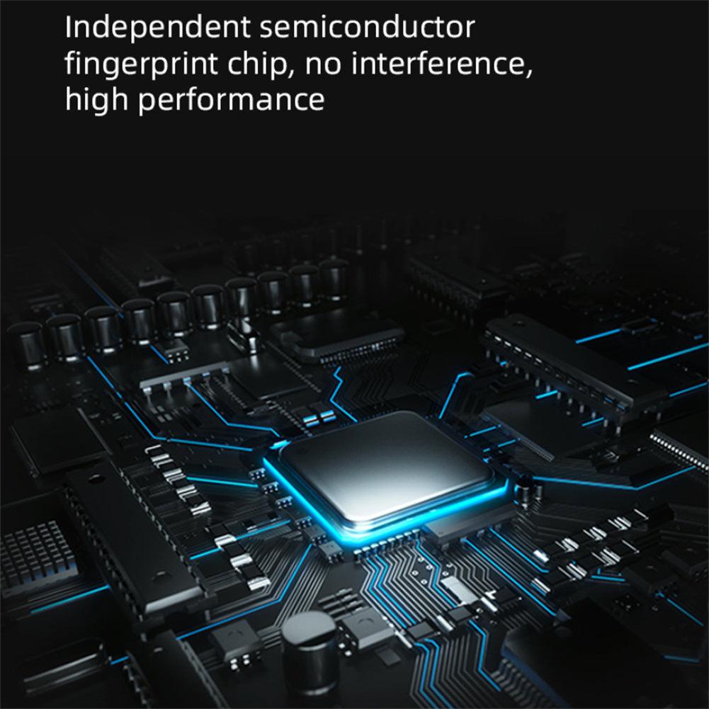 Smart Biometric Fingerprint Combination Keyless Door Lock Bluetooth 4.2 Anti-Theft Security Padlock Black