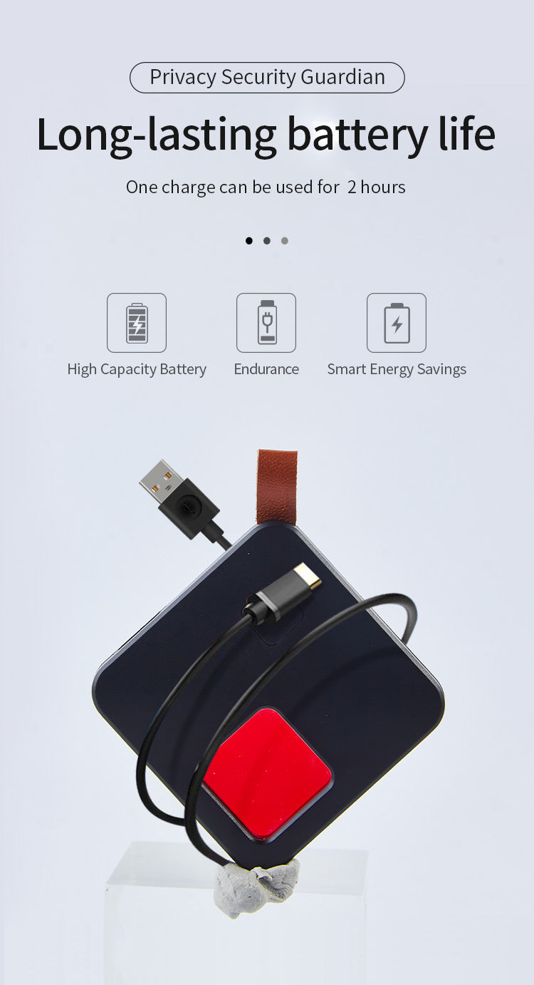 Portable Hidden Camera Detectors Infrared Scanning Light Chargeable Infrared Camera Scanner For Office Bedroom Cars Indoor black