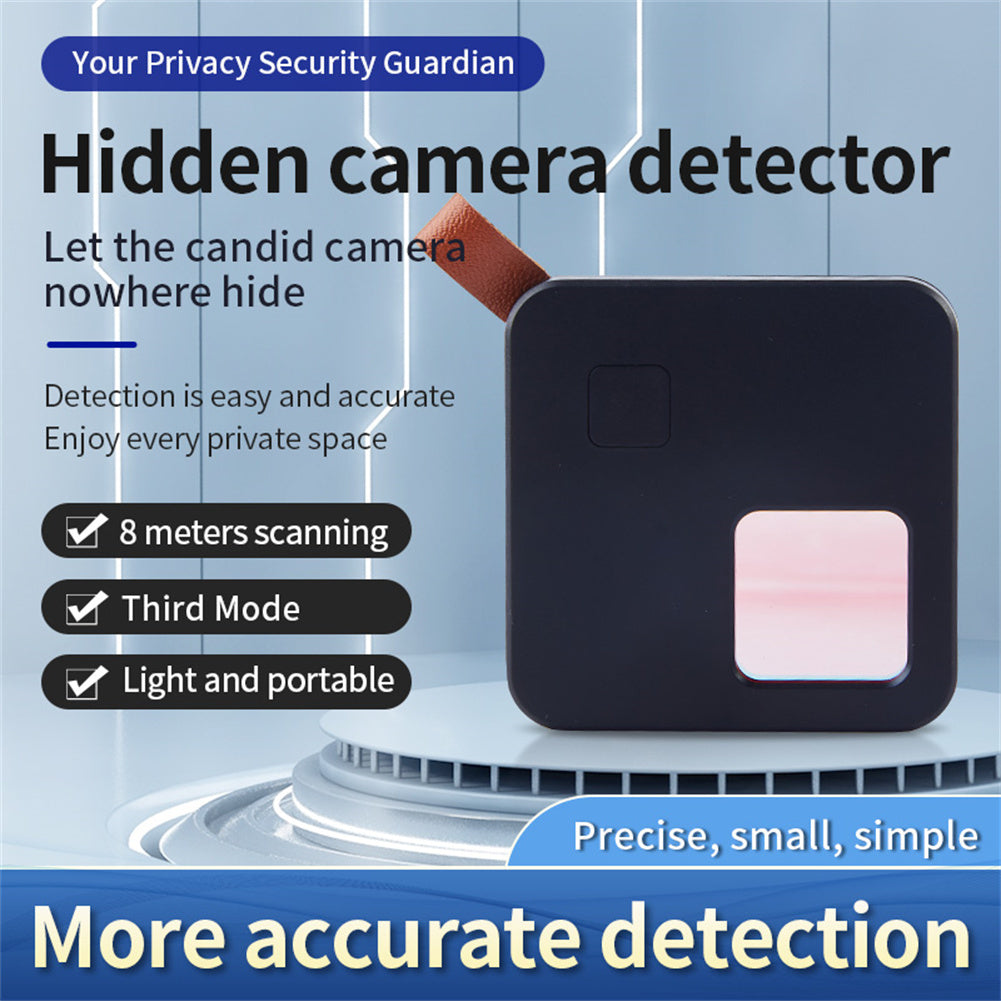 Portable Hidden Camera Detectors Infrared Scanning Light Chargeable Infrared Camera Scanner For Office Bedroom Cars Indoor black