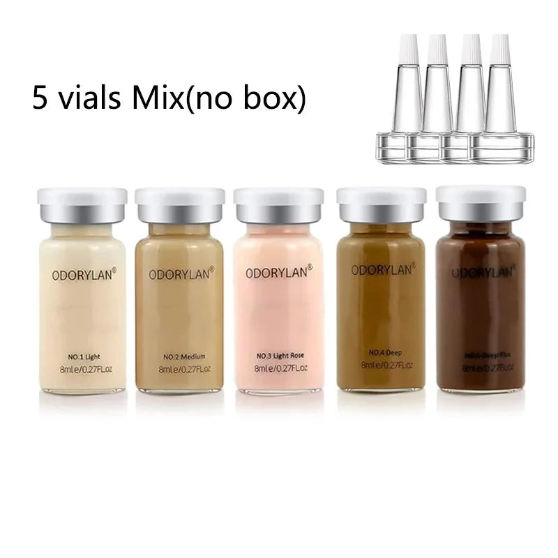 Korea 8ml BB Cream Glow Face Serum Ampoule Essence Kit Moisturizing Sunscreen Foundation Beauty Skin Care