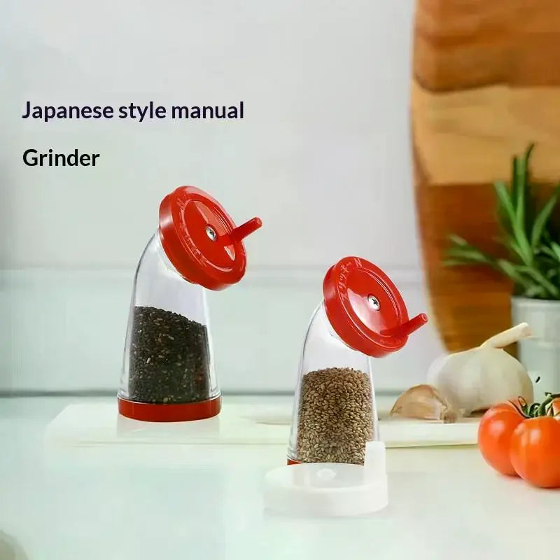 Manual Sesame Grinder Hand Seasoning Crusher Tool Handmade Salt Or Pepper Grinder For Home Kitchen Salt Pepper
