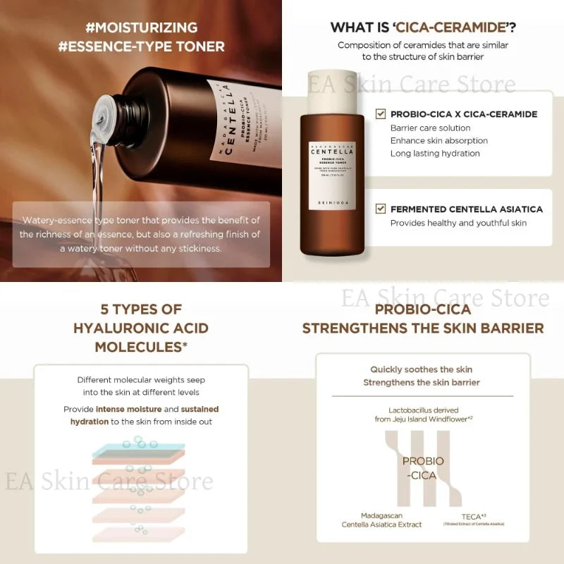 SKIN1004 Centella Korean Skin Care Originales 4pcs/Set Probio-CICA Toner Anti Aging Serum Anti Wrinkle Firming Cream Eye Cream