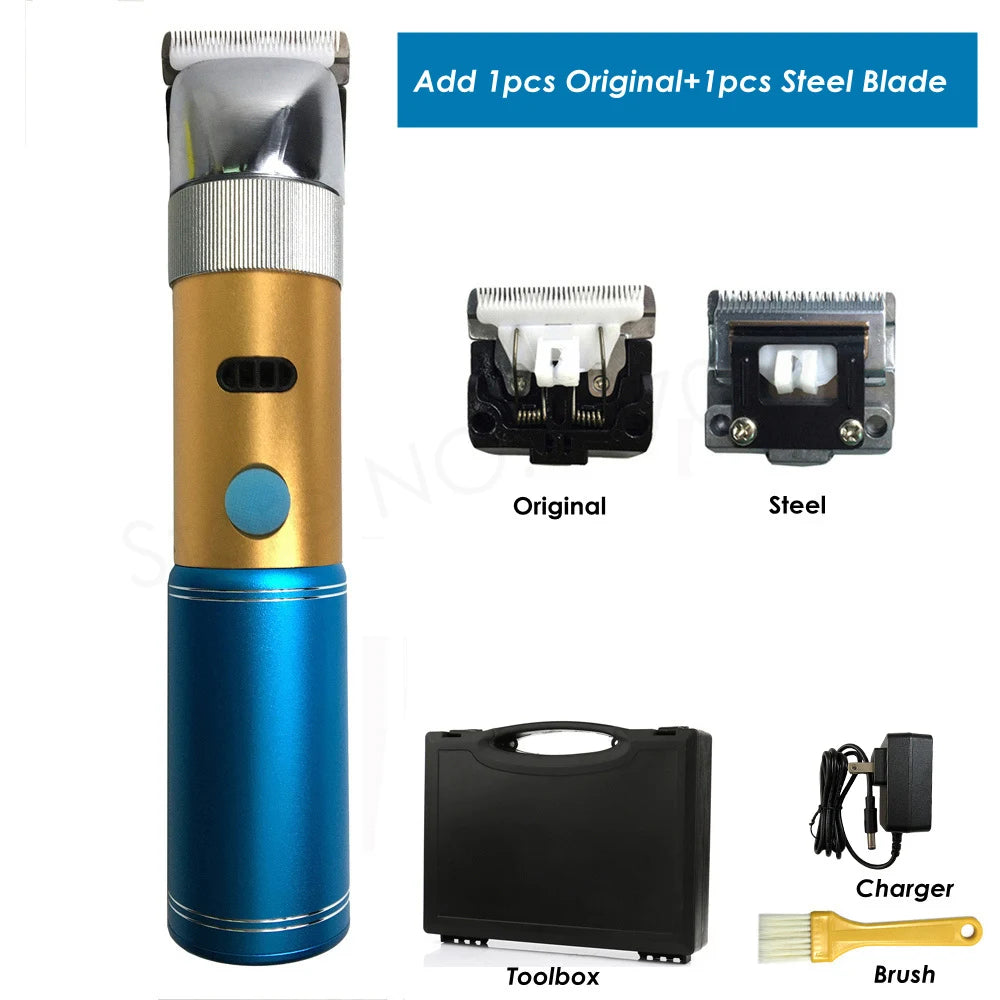 High Power 400W Dog Clippers Professional Cat Hair Trimmer Shaver Electrical Grooming Clipper Pet Haircut Machine Rechargeable