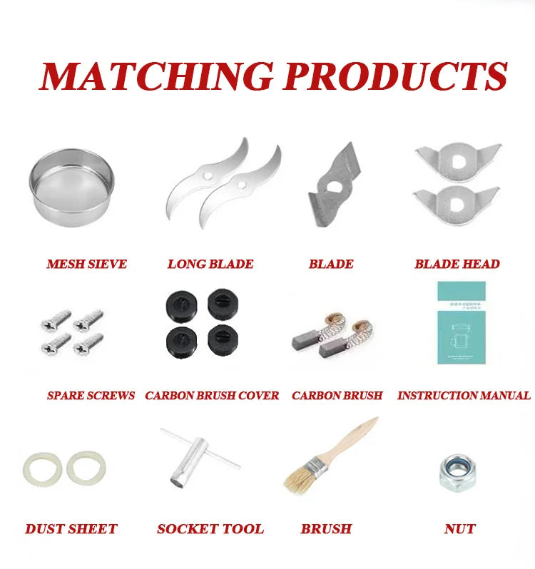 Electric Grain Grinder Mill High-speed Spice Corn Mill Commercial Powder Machine for Dry Cereals Grain Spice Coffee Herb Bean