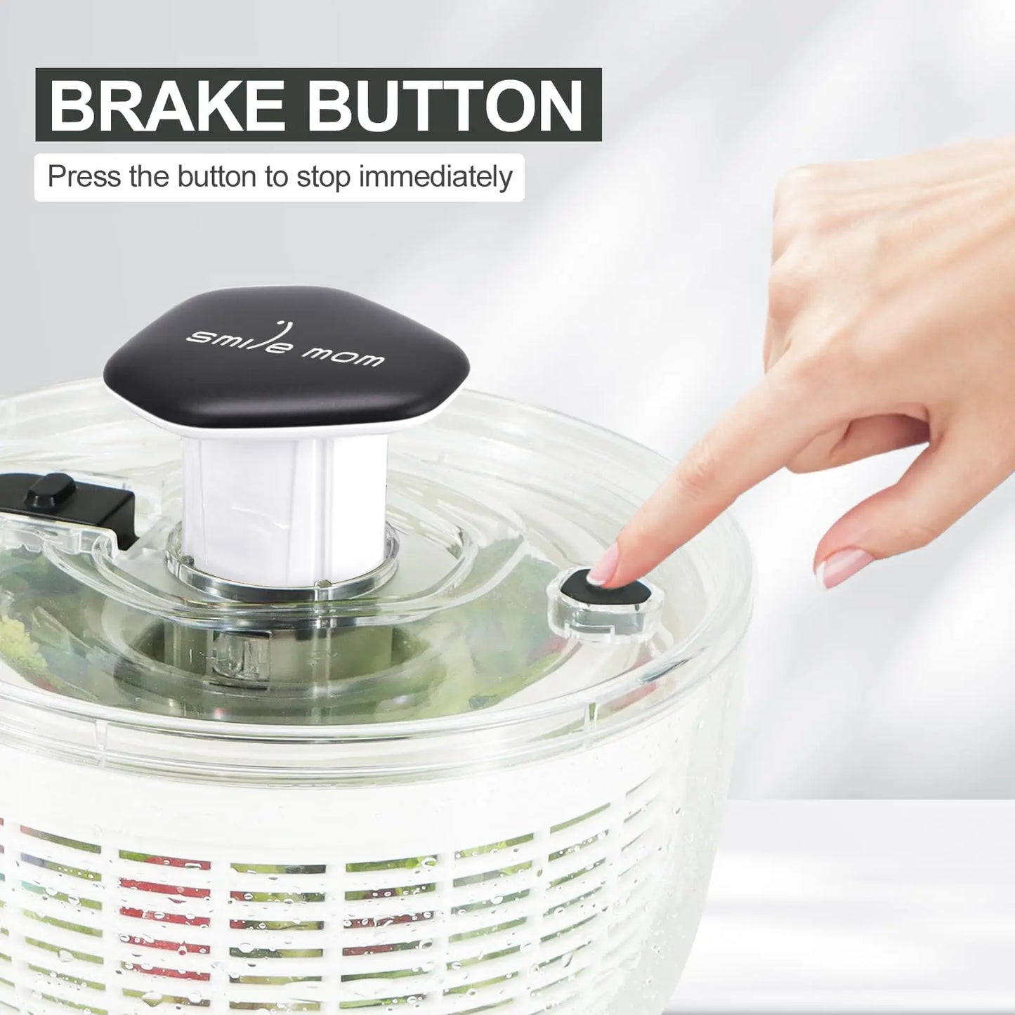 Salad Spinner Lettuce Spinner Salad Dryer for Washing Spinning and Draining Vegetables Kitchen Gadgets