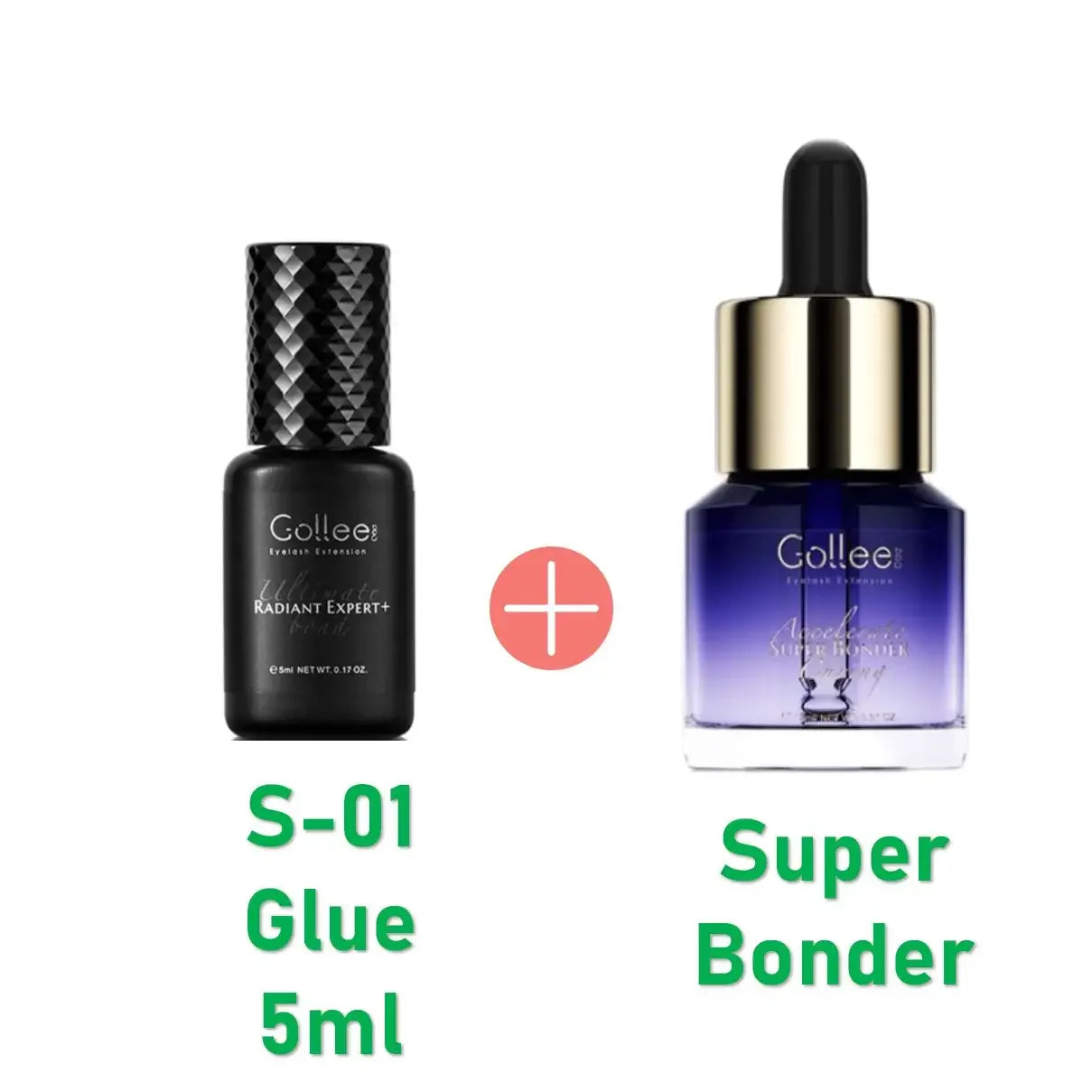 Gollee 0.5s Eyelash Extension Glue Fast Drying Professional Eyelash Adhesive Waterproof Lashes Supplies For Salon Eyelash Glue